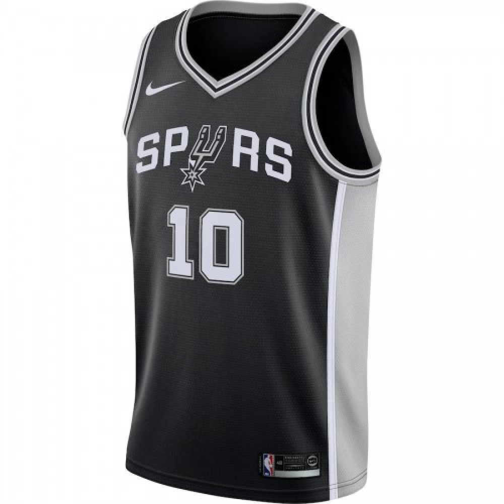 Men's San Antonio Spurs DeMar DeRozan #10 Black Swingman Jersey - Icon Edition-Pro Kit Vault | Brand New 26/27 Sports Jerseys